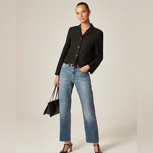 J.Crew Nipped Straight Jean in Rigid